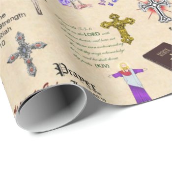 Christian Wrapping Paper by Bee_Paw at Zazzle