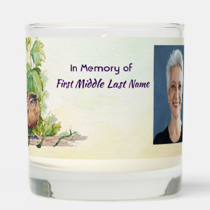 Christian Wren Bird Vineyard Memorial Keepsake Scented Candle