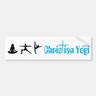 Christian Yogi Yoga Bumper Sticker