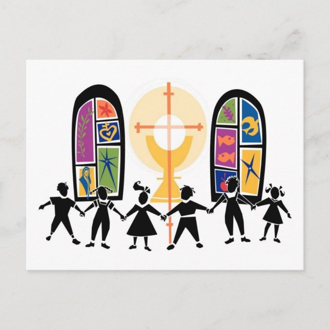 Christian Youth Scene Postcard (Front)