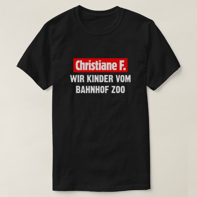 Christiane F. WIR KINDER VOM BAHNHOF ZOO Essential T-Shirt (Design Front)
