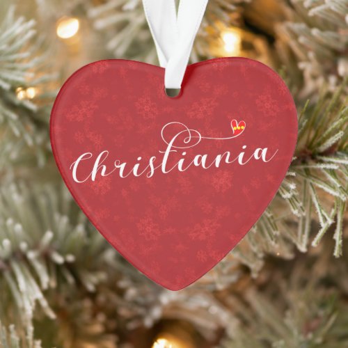 Christiania Flag Heart, Fristaden Christiania Ornament