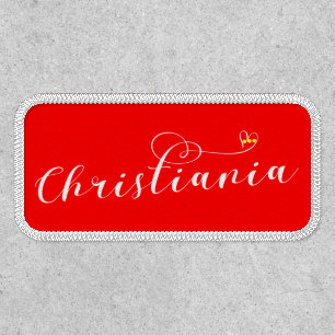 Christiania Flag Heart, Fristaden Christiania Patch