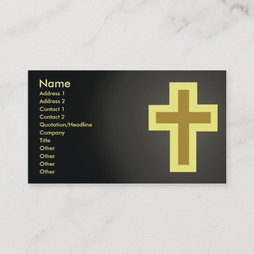 Customizable Christianity - Business Business Cards
