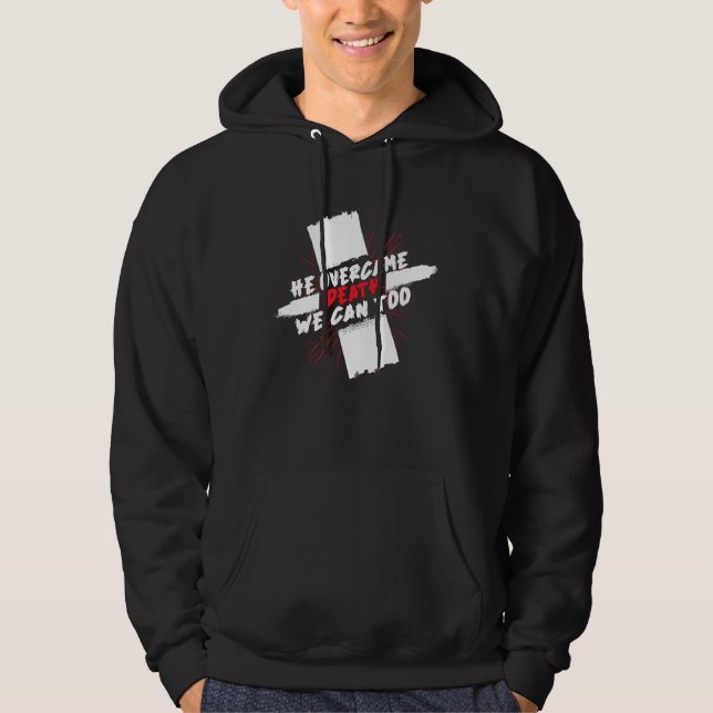 Christianity Death  Catholic Jesus Bible Religion  Hoodie (Front)