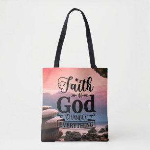 Christianity Faith in God  Tote Bag
