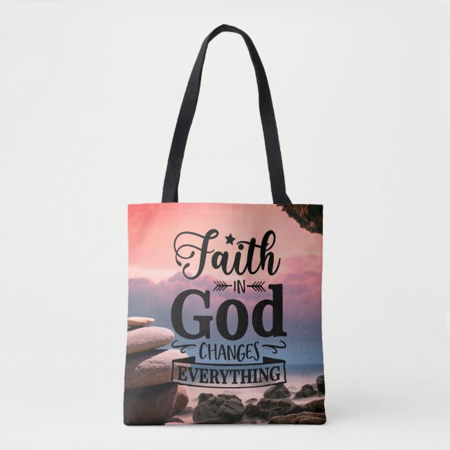 Christianity Faith in God  Tote Bag (Front)