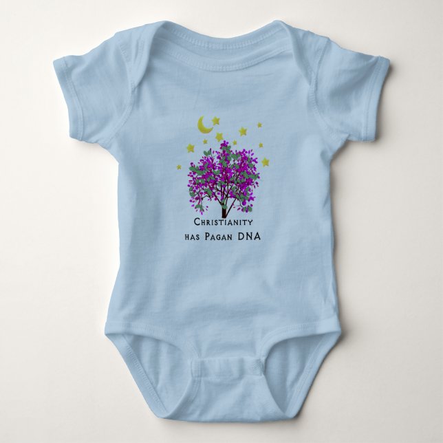 Christianity Has Pagan DNA Baby Bodysuit (Front)