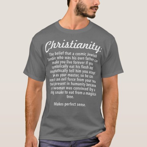 Christianity Religion Atheist Agnostic tee shirt