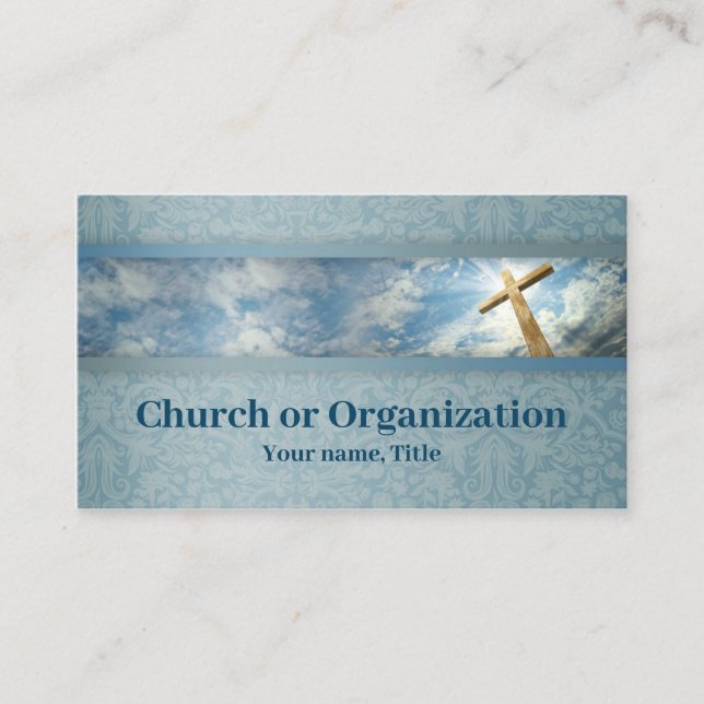 Christianity-Religious Cross Business Card (Front)