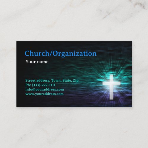 Christianity - religious business card