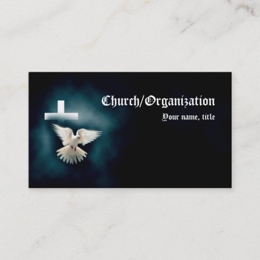 Customizable Christianity-religious business card