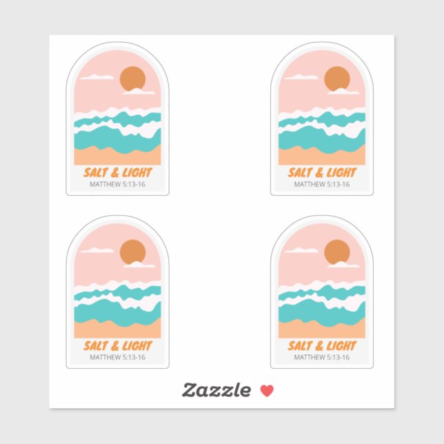 Christianity Salt And Light Sticker (Sheet)