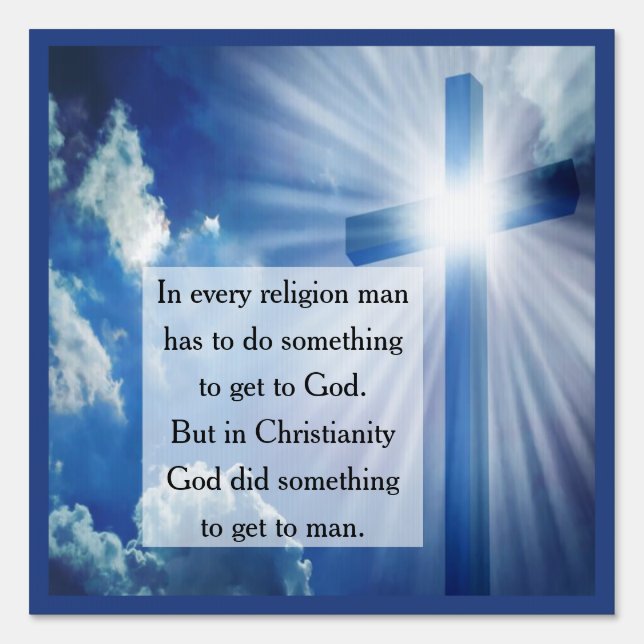 Christianity   sign (Front)