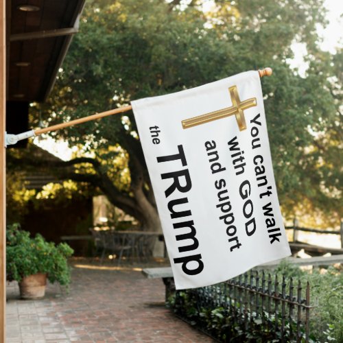 Christians Against Trump Flag Scene