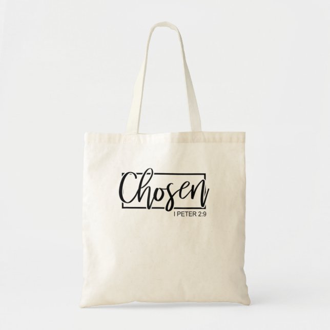 Christians Chosen 1 Peter 2_9 Christian Tote Bag (Front)