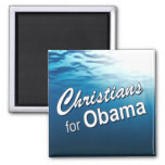 Christians For Obama Magnet (ocean) at Zazzle
