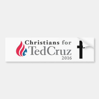 CHRISTIANS for Ted Cruz president bumper sticker! Sticker