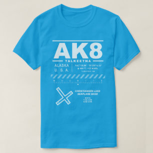 Christiansen Lake Seaplane Base AK8 T-Shirt