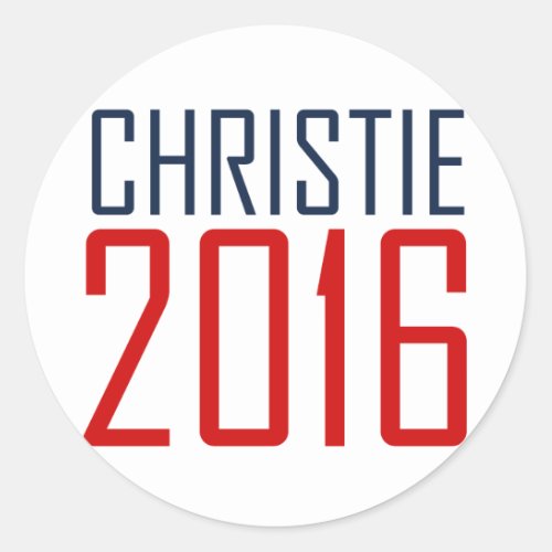 CHRISTIE 2016 AGENT _png Classic Round Sticker