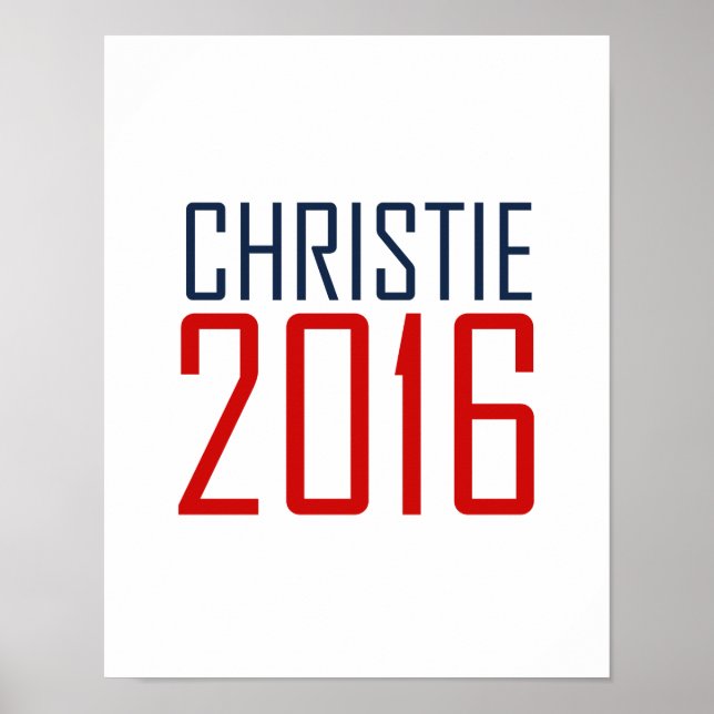 CHRISTIE 2016 AGENT -.png Poster (Front)