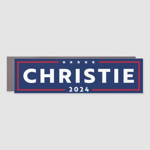 CHRISTIE 2024 CAR MAGNET