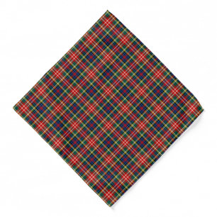 Christie Clan Tartan Colorful Scottish Plaid Bandana