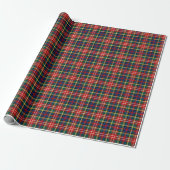 Christie Clan Tartan Wrapping Paper (Unrolled)