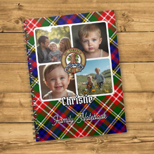 Christie Family Photo Collage Notebook