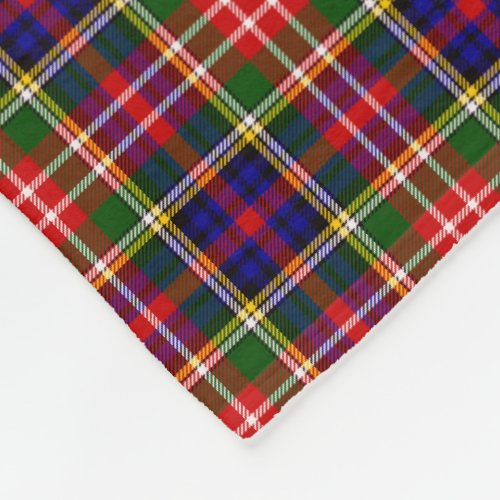 Christie Family Tartan Plaid Pattern Fleece Blanket