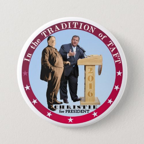 Christie for President 2016 Button