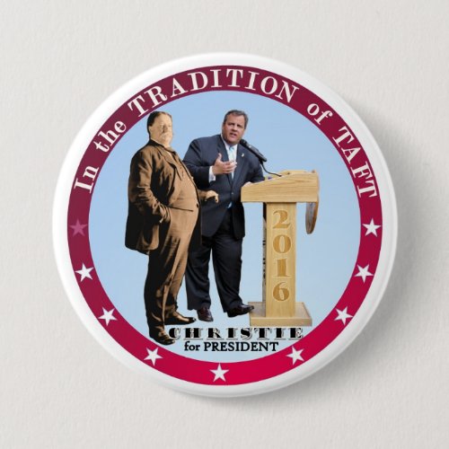 Christie for President 2016 Button