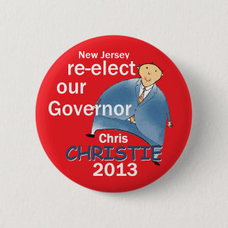 Christie Governor 2013 Pinback Button