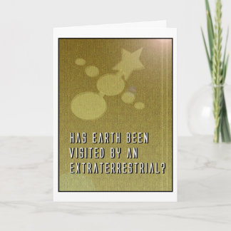 Christimas Card 2004: "Extraterrestrial" Theme