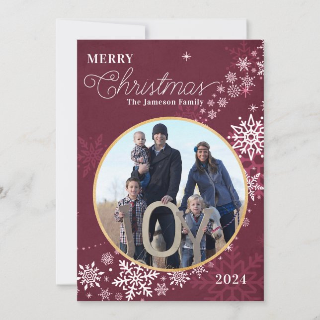 Christimas Holiday Picture Card (Front)