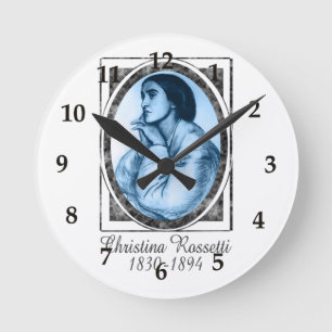 Christina Rossetti Round Clock