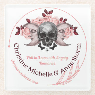 Christine and Anne Glass Coaster