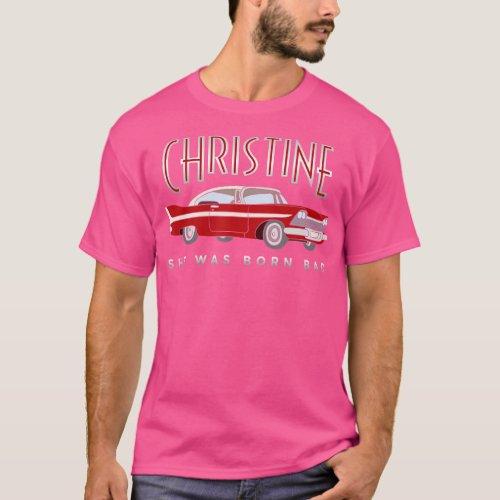 Christine Classic Car Model Automotive  T_Shirt