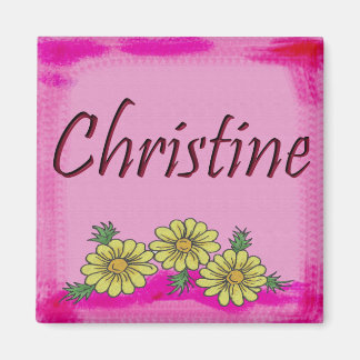 Christine Daisy Christine Magnet