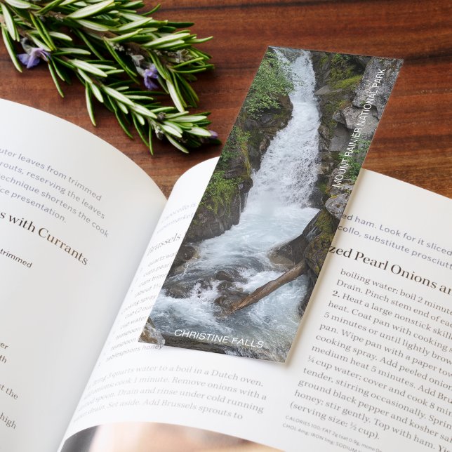 Christine Falls, Mount Rainier National Park Photo Bookmarks (Book)