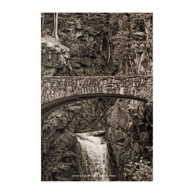 Christine Falls, WA Acrylic Print (Front)