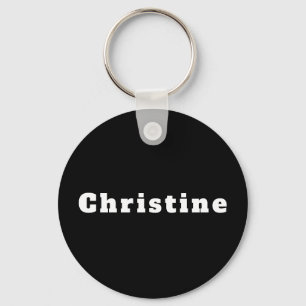 Christine Keychain