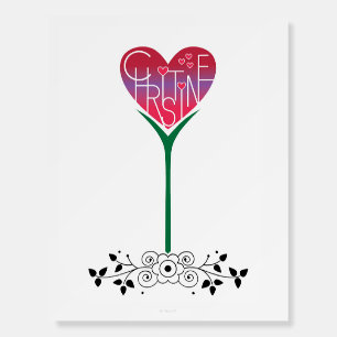 Christine Lover's Heart® 11"x14" poster