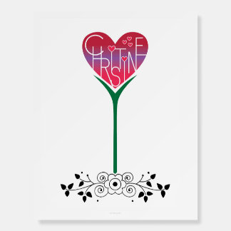 Christine Lover's Heart® 11"x14" poster