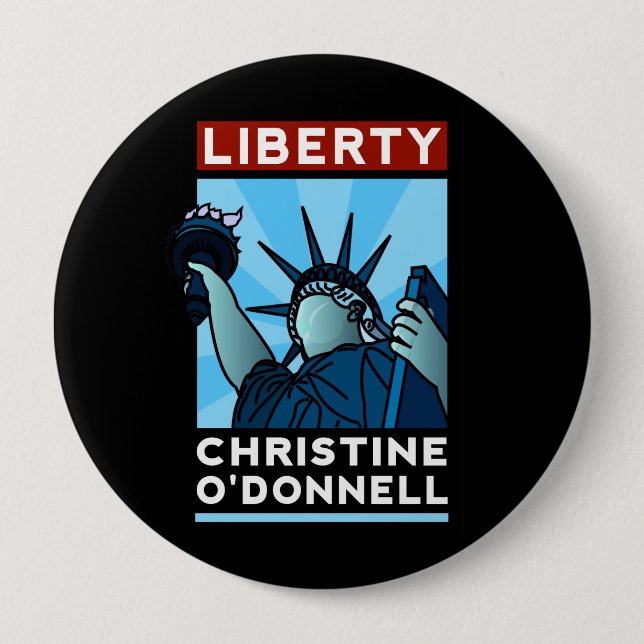 Christine O'Donnell 2010 American Liberty Button (Front)