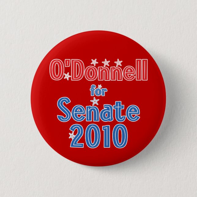 Christine O'Donnell for Senate 2010 Star Design Pinback Button (Front)