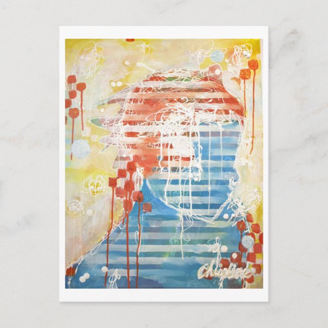 Christine's Painting Postcard (Front)