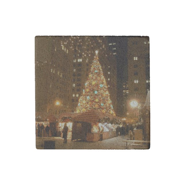 Christkindlmarket - December 21, 2005 Stone Magnet (Front)