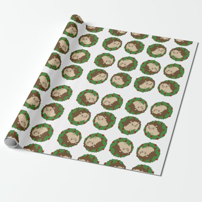 Christm Wrapping Paper (Unrolled)
