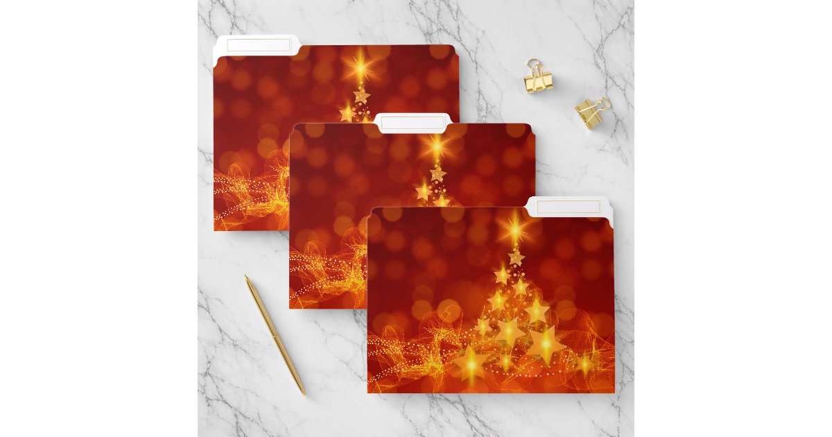 Christmas 002 file folder | Zazzle